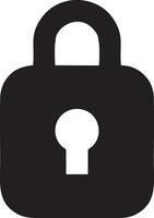 Lock security icon symbol vector image. Illustration of the key secure access system vector design. EPS 10