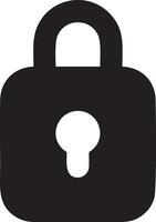 Lock security icon symbol vector image. Illustration of the key secure access system vector design. EPS 10