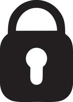 Lock security icon symbol vector image. Illustration of the key secure access system vector design. EPS 10