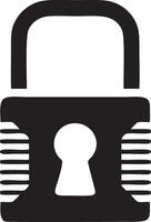 Lock security icon symbol vector image. Illustration of the key secure access system vector design. EPS 10