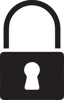 Lock security icon symbol vector image. Illustration of the key secure access system vector design. EPS 10