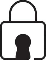 Lock security icon symbol vector image. Illustration of the key secure access system vector design. EPS 10