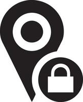 Lock security icon symbol vector image. Illustration of the key secure access system vector design. EPS 10