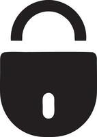 Lock security icon symbol vector image. Illustration of the key secure access system vector design. EPS 10