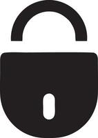 Lock security icon symbol vector image. Illustration of the key secure access system vector design. EPS 10