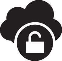 Lock security icon symbol vector image. Illustration of the key secure access system vector design. EPS 10