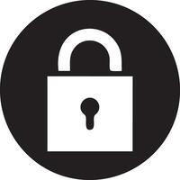Lock security icon symbol vector image. Illustration of the key secure access system vector design. EPS 10