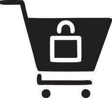 Lock security icon symbol vector image. Illustration of the key secure access system vector design. EPS 10