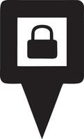 Lock security icon symbol vector image. Illustration of the key secure access system vector design. EPS 10