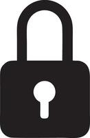 Lock security icon symbol vector image. Illustration of the key secure access system vector design. EPS 10