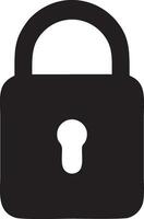 Lock security icon symbol vector image. Illustration of the key secure access system vector design. EPS 10