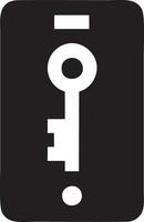 Lock security icon symbol vector image. Illustration of the key secure access system vector design. EPS 10