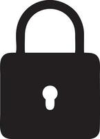 Lock security icon symbol vector image. Illustration of the key secure access system vector design. EPS 10