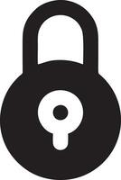 Lock security icon symbol vector image. Illustration of the key secure access system vector design. EPS 10