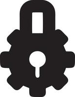 Lock security icon symbol vector image. Illustration of the key secure access system vector design. EPS 10