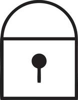 Lock security icon symbol vector image. Illustration of the key secure access system vector design. EPS 10