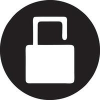 Lock security icon symbol vector image. Illustration of the key secure access system vector design. EPS 10