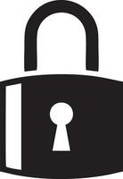 Lock security icon symbol vector image. Illustration of the key secure access system vector design. EPS 10