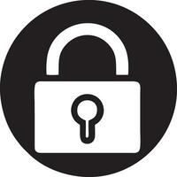 Lock security icon symbol vector image. Illustration of the key secure access system vector design. EPS 10