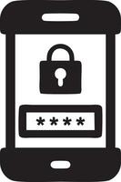 Lock security icon symbol vector image. Illustration of the key secure access system vector design. EPS 10