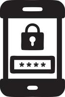 Lock security icon symbol vector image. Illustration of the key secure access system vector design. EPS 10