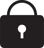 Lock security icon symbol vector image. Illustration of the key secure access system vector design. EPS 10