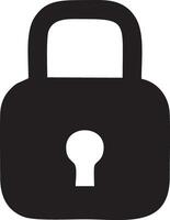 Lock security icon symbol vector image. Illustration of the key secure access system vector design. EPS 10