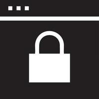 Lock security icon symbol vector image. Illustration of the key secure access system vector design. EPS 10