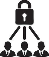 Lock security icon symbol vector image. Illustration of the key secure access system vector design. EPS 10