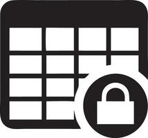 Lock security icon symbol vector image. Illustration of the key secure access system vector design. EPS 10