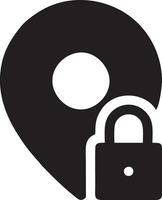 Lock security icon symbol vector image. Illustration of the key secure access system vector design. EPS 10