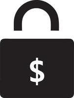 Lock security icon symbol vector image. Illustration of the key secure access system vector design. EPS 10