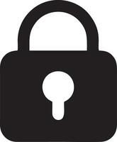 Lock security icon symbol vector image. Illustration of the key secure access system vector design. EPS 10