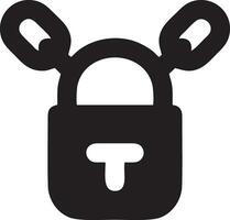 Lock security icon symbol vector image. Illustration of the key secure access system vector design. EPS 10