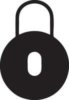 Lock security icon symbol vector image. Illustration of the key secure access system vector design. EPS 10