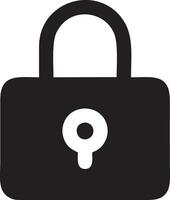 Lock security icon symbol vector image. Illustration of the key secure access system vector design. EPS 10