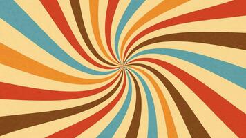 Carnival retro sunlight rays, background layout vector