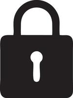 Lock security icon symbol vector image. Illustration of the key secure access system vector design. EPS 10