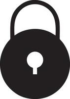 Lock security icon symbol vector image. Illustration of the key secure access system vector design. EPS 10