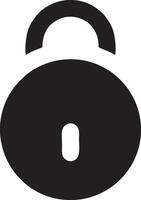 Lock security icon symbol vector image. Illustration of the key secure access system vector design. EPS 10