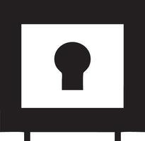 Lock security icon symbol vector image. Illustration of the key secure access system vector design. EPS 10