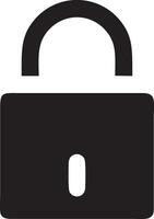 Lock security icon symbol vector image. Illustration of the key secure access system vector design. EPS 10