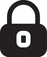 Lock security icon symbol vector image. Illustration of the key secure access system vector design. EPS 10