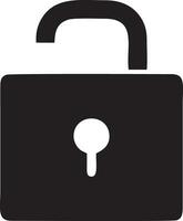 Lock security icon symbol vector image. Illustration of the key secure access system vector design. EPS 10