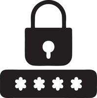 Lock security icon symbol vector image. Illustration of the key secure access system vector design. EPS 10