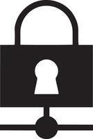 Lock security icon symbol vector image. Illustration of the key secure access system vector design. EPS 10