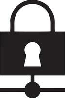 Lock security icon symbol vector image. Illustration of the key secure access system vector design. EPS 10