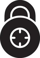 Lock security icon symbol vector image. Illustration of the key secure access system vector design. EPS 10