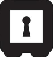 Lock security icon symbol vector image. Illustration of the key secure access system vector design. EPS 10