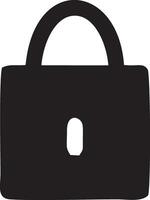 Lock security icon symbol vector image. Illustration of the key secure access system vector design. EPS 10